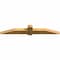 Ekena Millwork Eugene Rough Sawn Timber Gable Bracket, Western Red Cedar, 72"W x 12"H x 4"D x 6"F, 4/12 Pitch GBW072X12X0406EUG00RWR - alternate 4